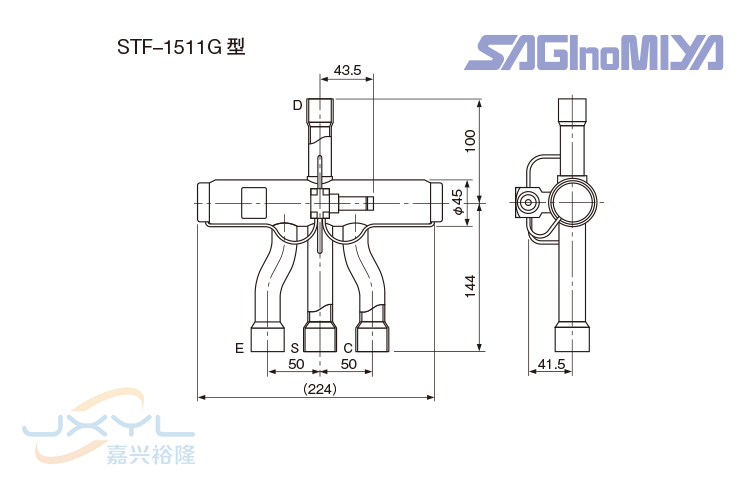 電磁四通換向閥STF-1511G